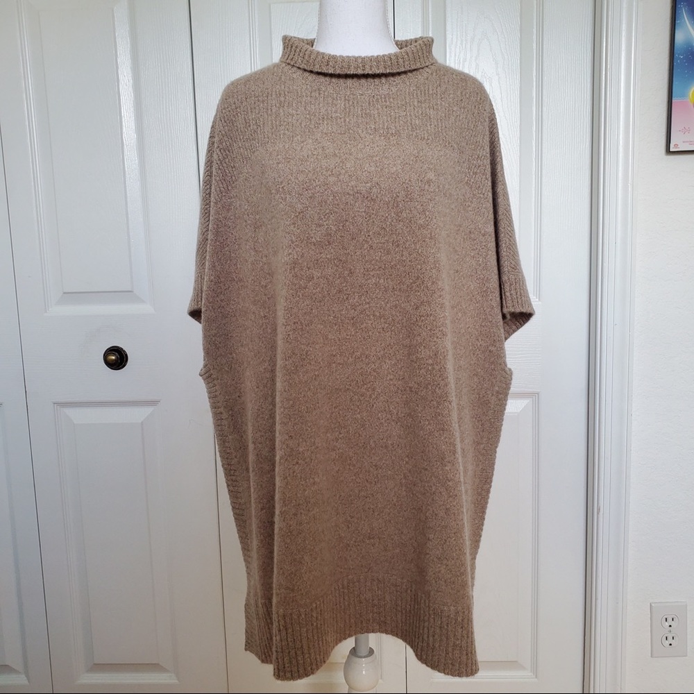 Isaac Mizrahi Live Beige Tunic Sweater